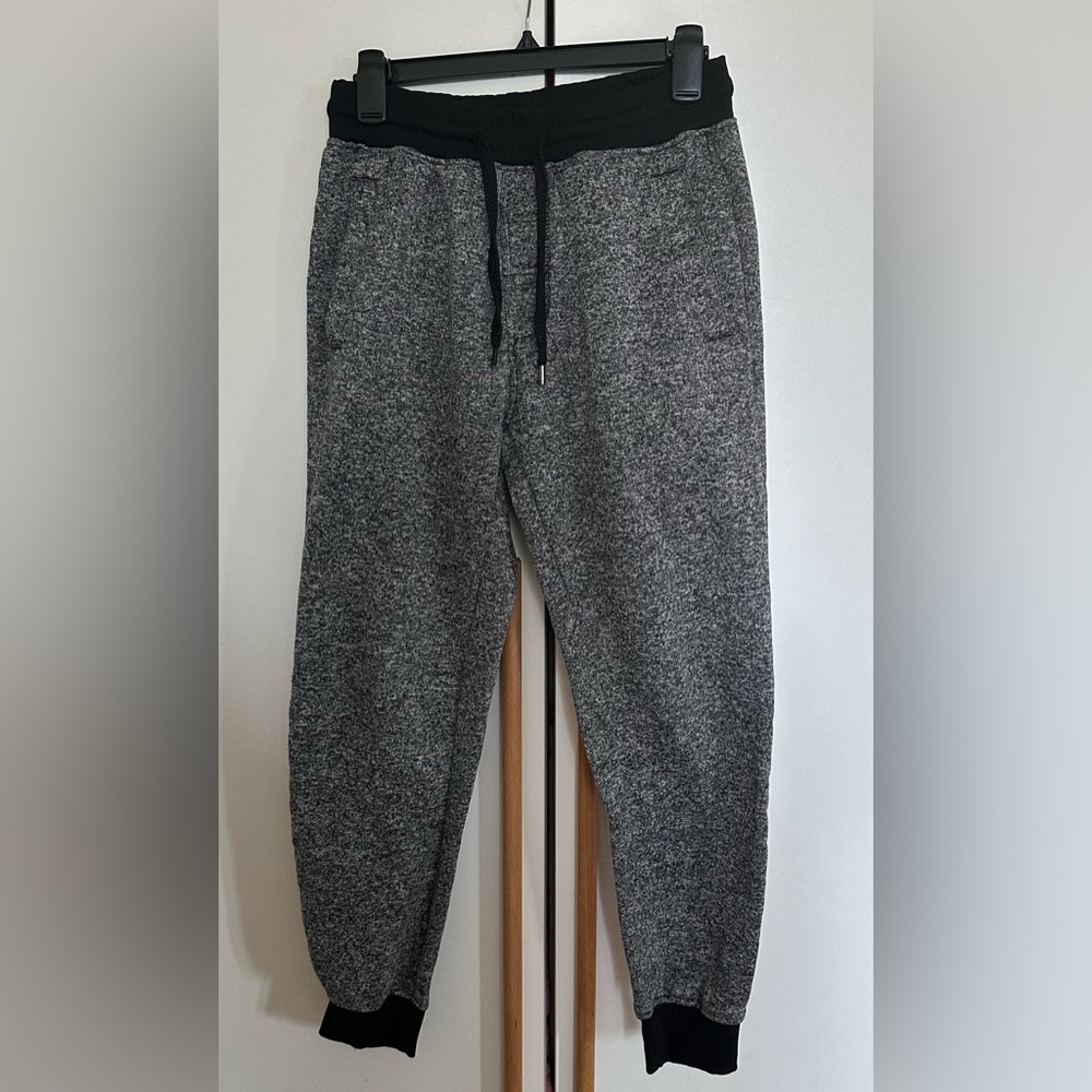 SOUTHPOLE Men’s Drawstring Marble Gray & Black Joggers Size S